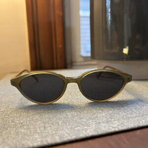 Vintage Enzo Angiolini italian cat eye two tone sunglasses